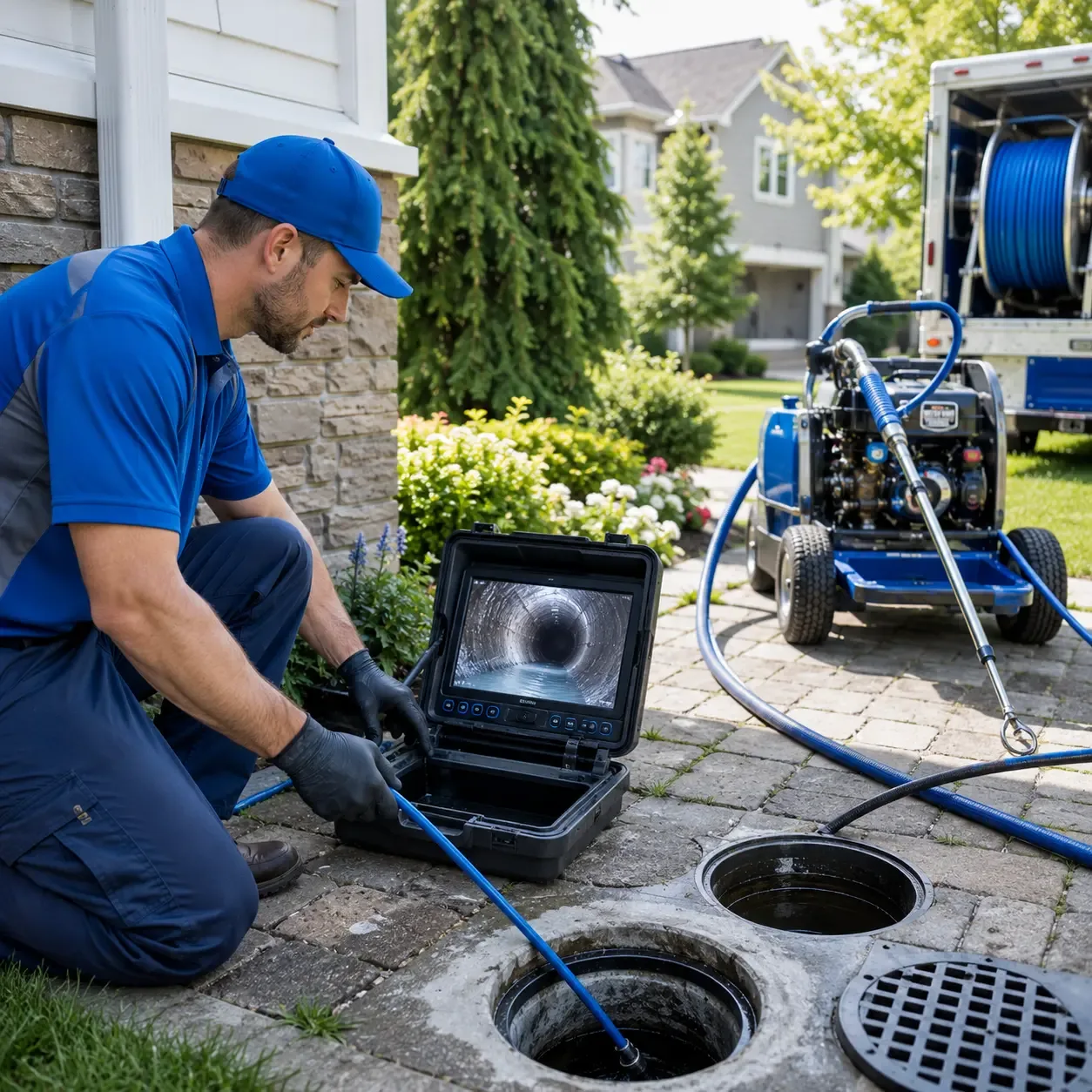 Outdoor drain cleaning professionals serving Bloomington Springs, TN